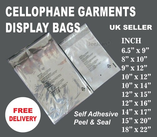 Cellophane clear cello bags - cellophane,