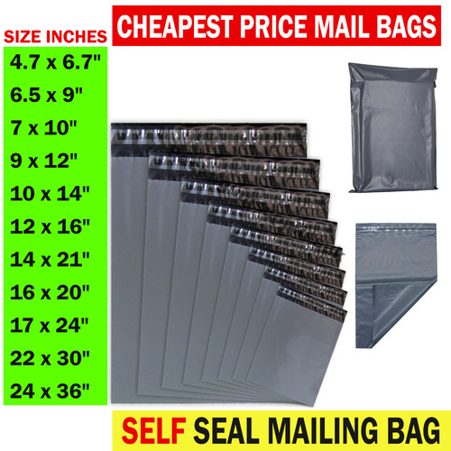 Grey mailing bags all - mailing,