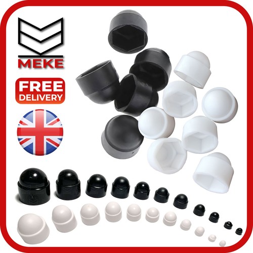 Plastic nut covers bolt - nut,