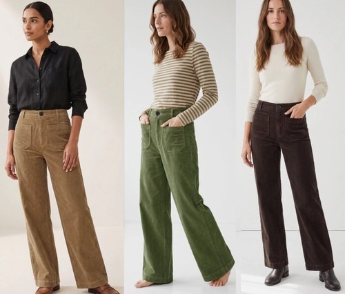 Ladies wide cord - m&s,