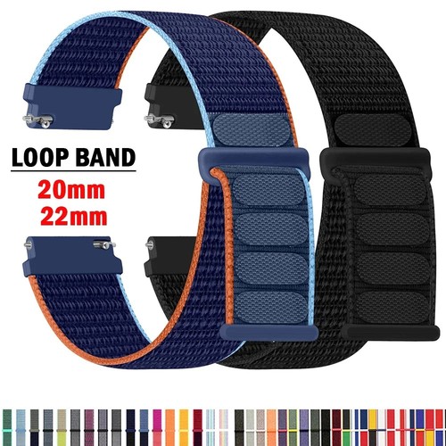 20mm 22mm woven nylon sport - 20mm,