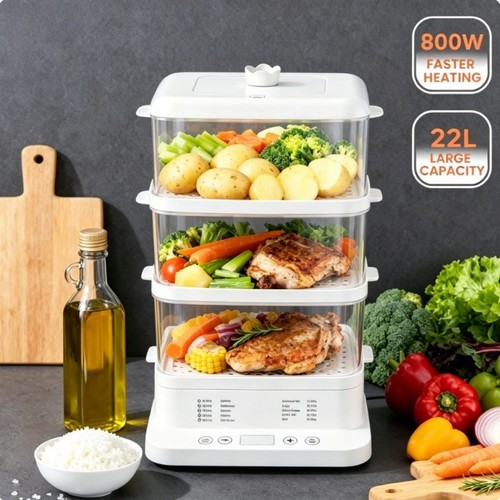 New 22l electric - new, steamer