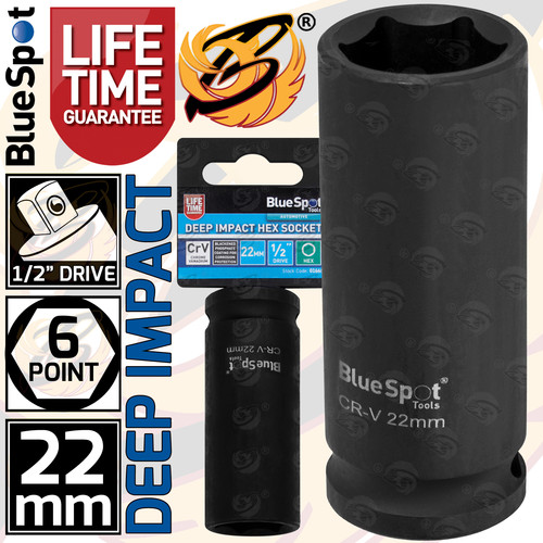 22mm deep impact - socket, 1/2"