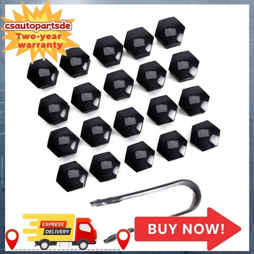 20x 22mm black gloss - 22mm,