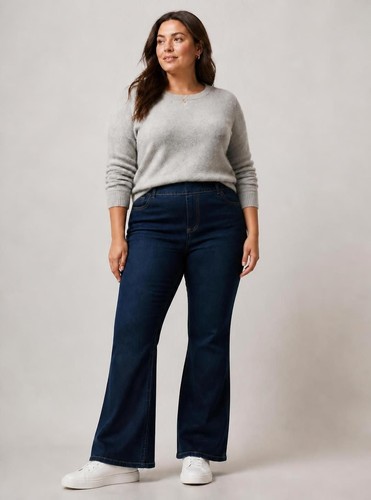 Ladies plus size dark denim - size,