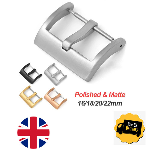 Stainless steel watch buckle - steel,