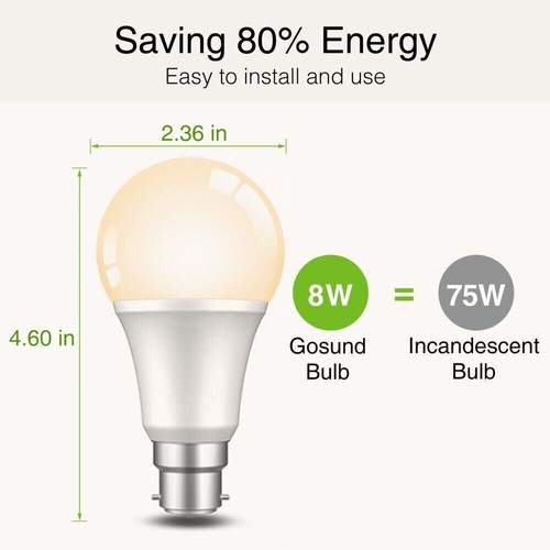 Gosund smart wifi light - wifi, bulb