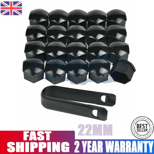 22mm 20x black - wheel, nut
