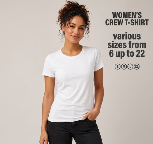 Ladies white t shirt - ex, t-shirt